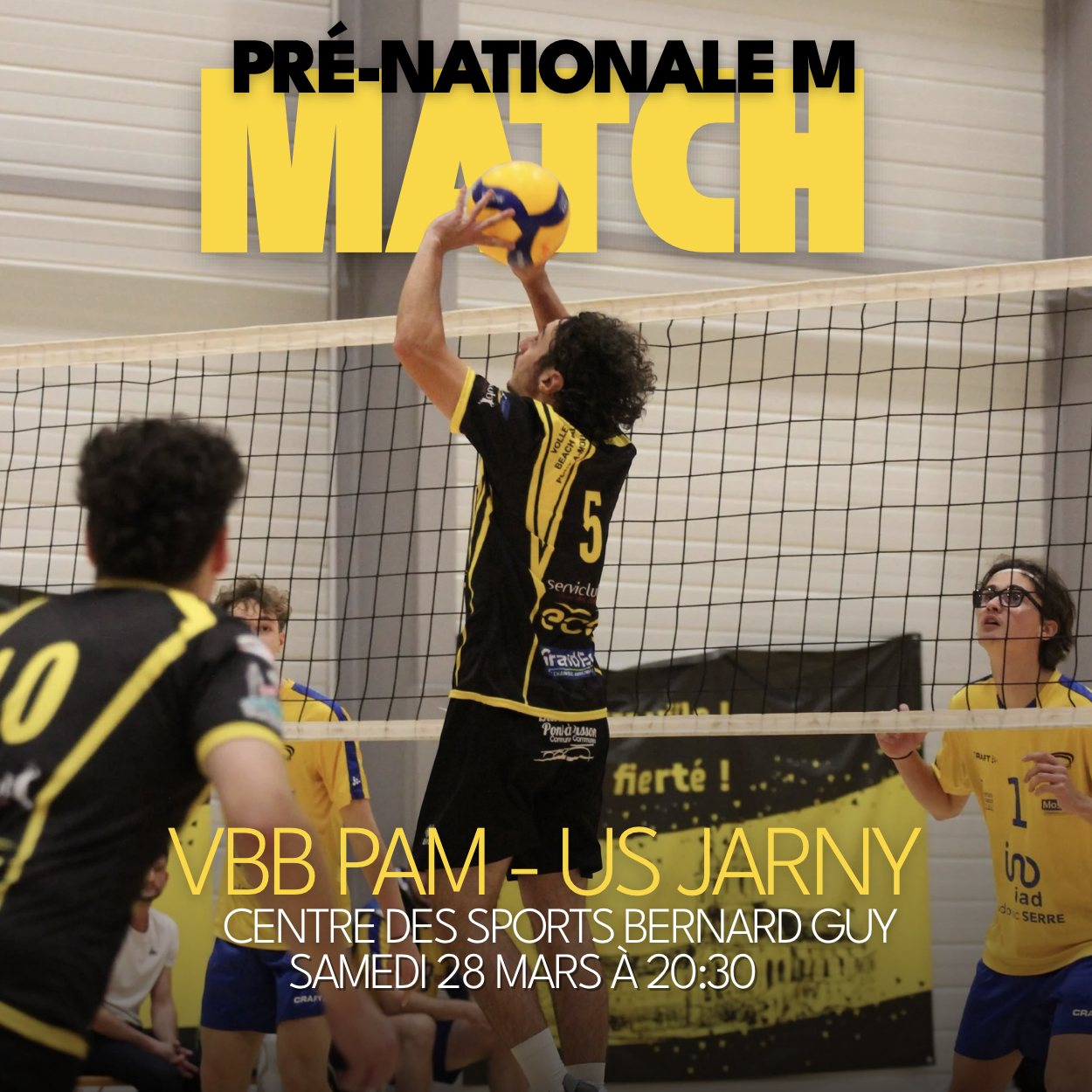 Un match important pour notre Pré-Nationale Masculine !